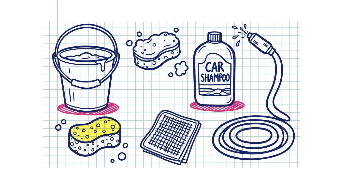 洗車の基本手順